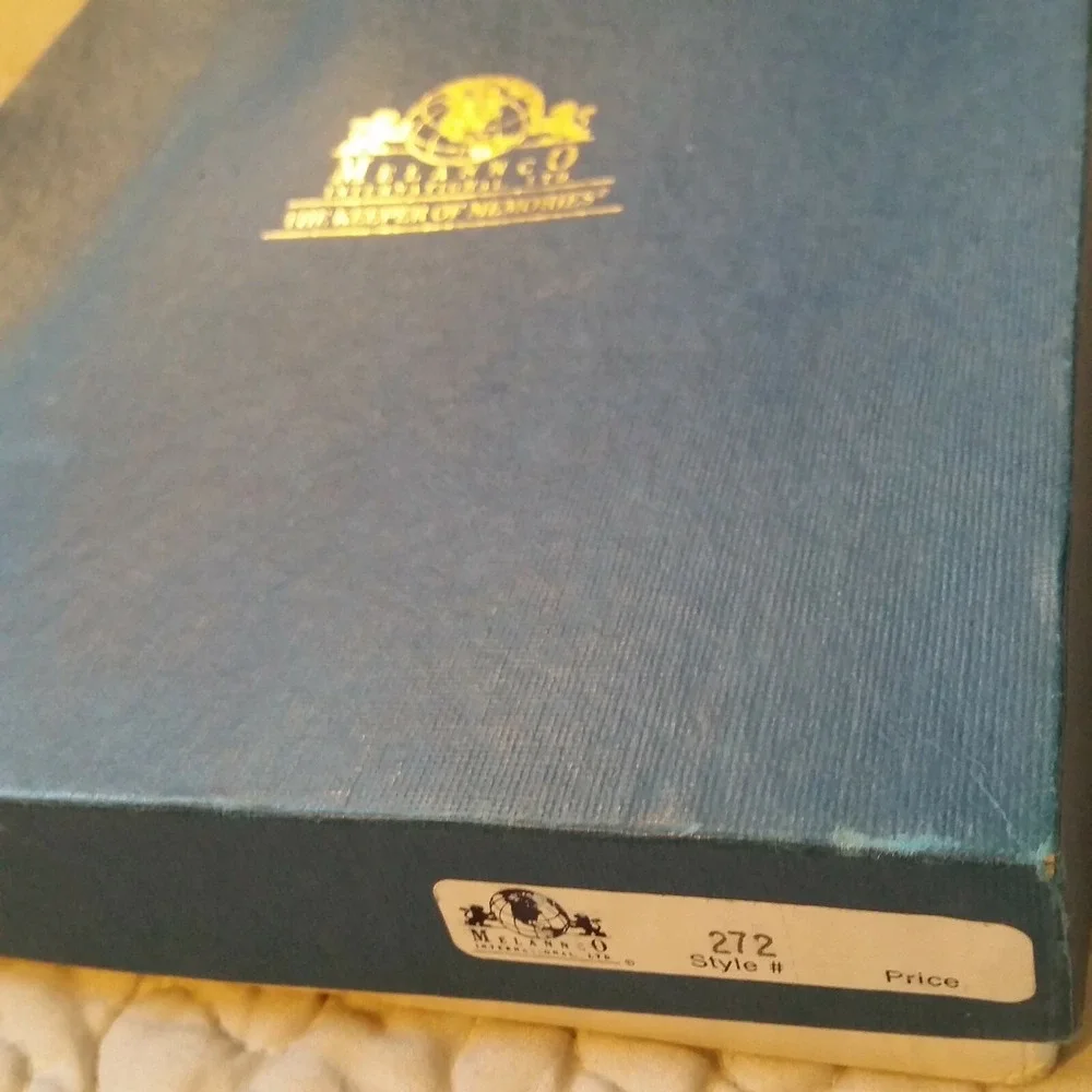 Vintage Melannco International Brass Silver Tone Metal Photo Picture Album #272